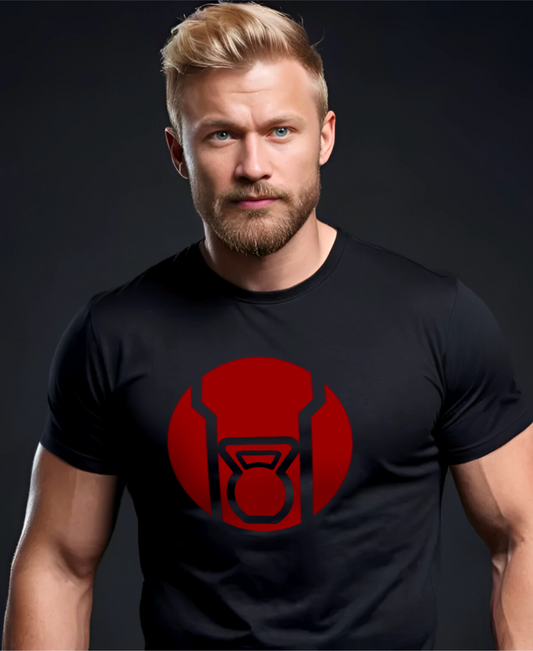 Red Kettlebell T-Shirt for Men