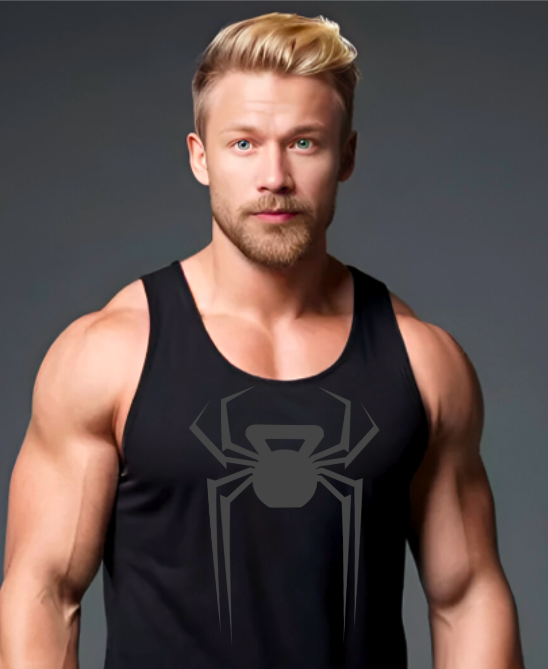 Spider-Pump Noir Tank Top for Men