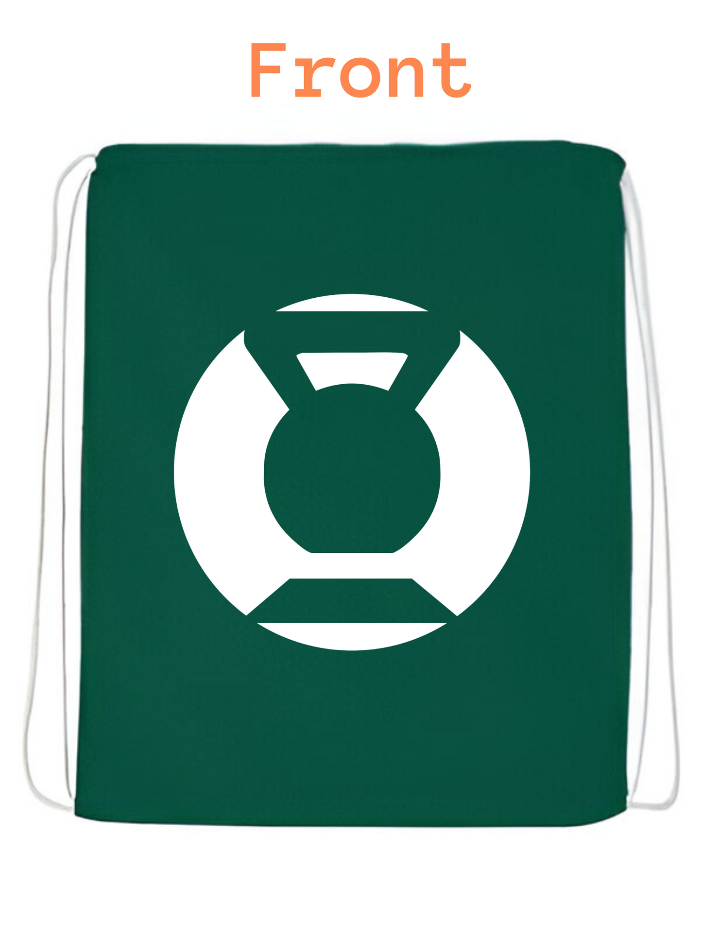 Sac à ficelle vert "Kettlebell Vert"