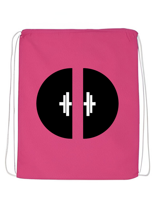 Deadpump on Pink String Bag