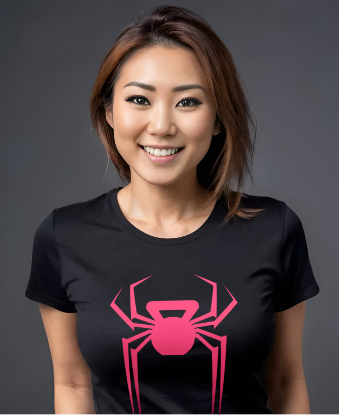 Spider-Pump (Gwen) on White T-shirt for Women