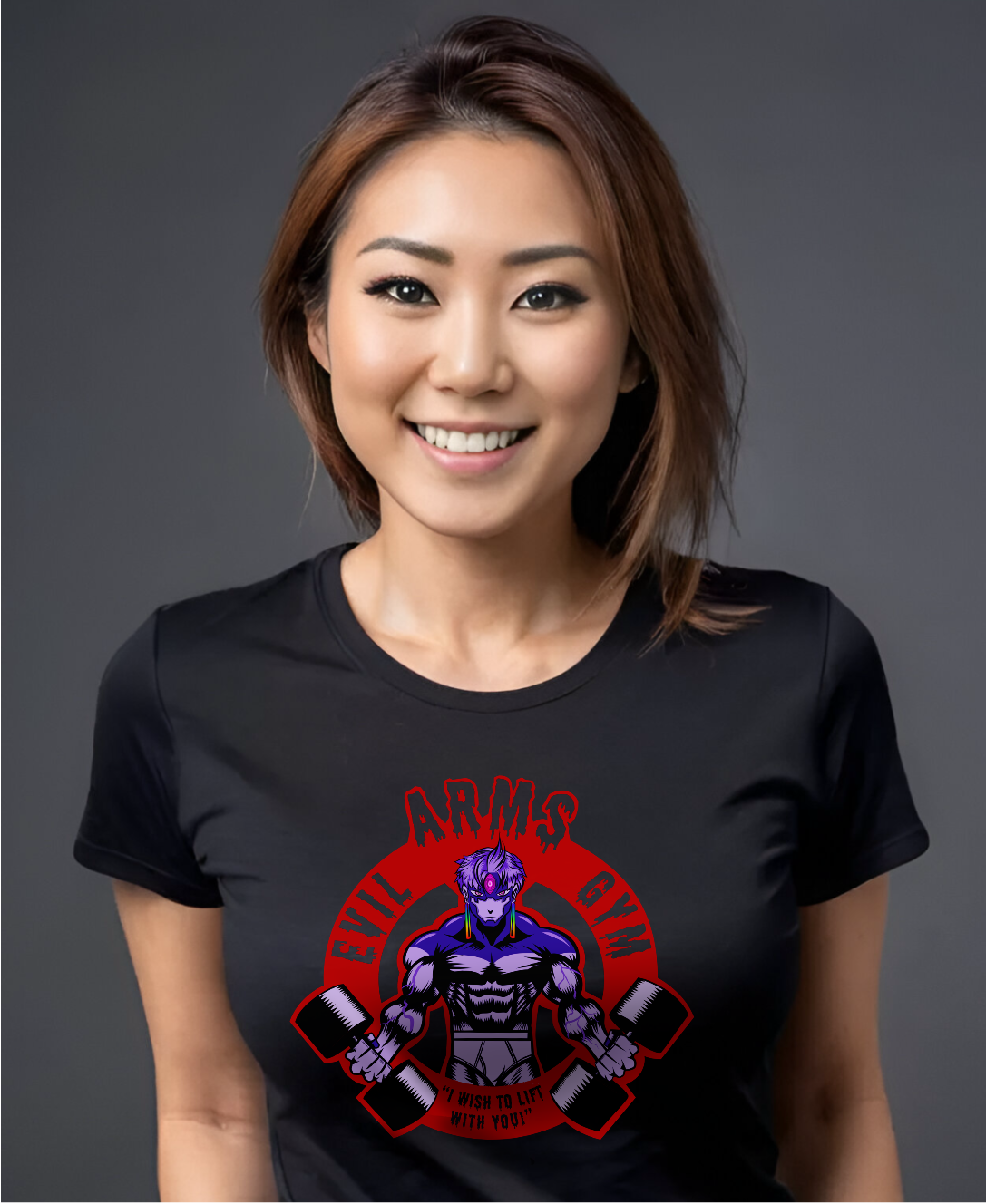 Evil Arms Gym: The Curse Is Swole—Women's T-shirt