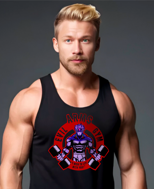 Evil Arms Gym: The Curse Is Swole—Men's Gym Tank Top