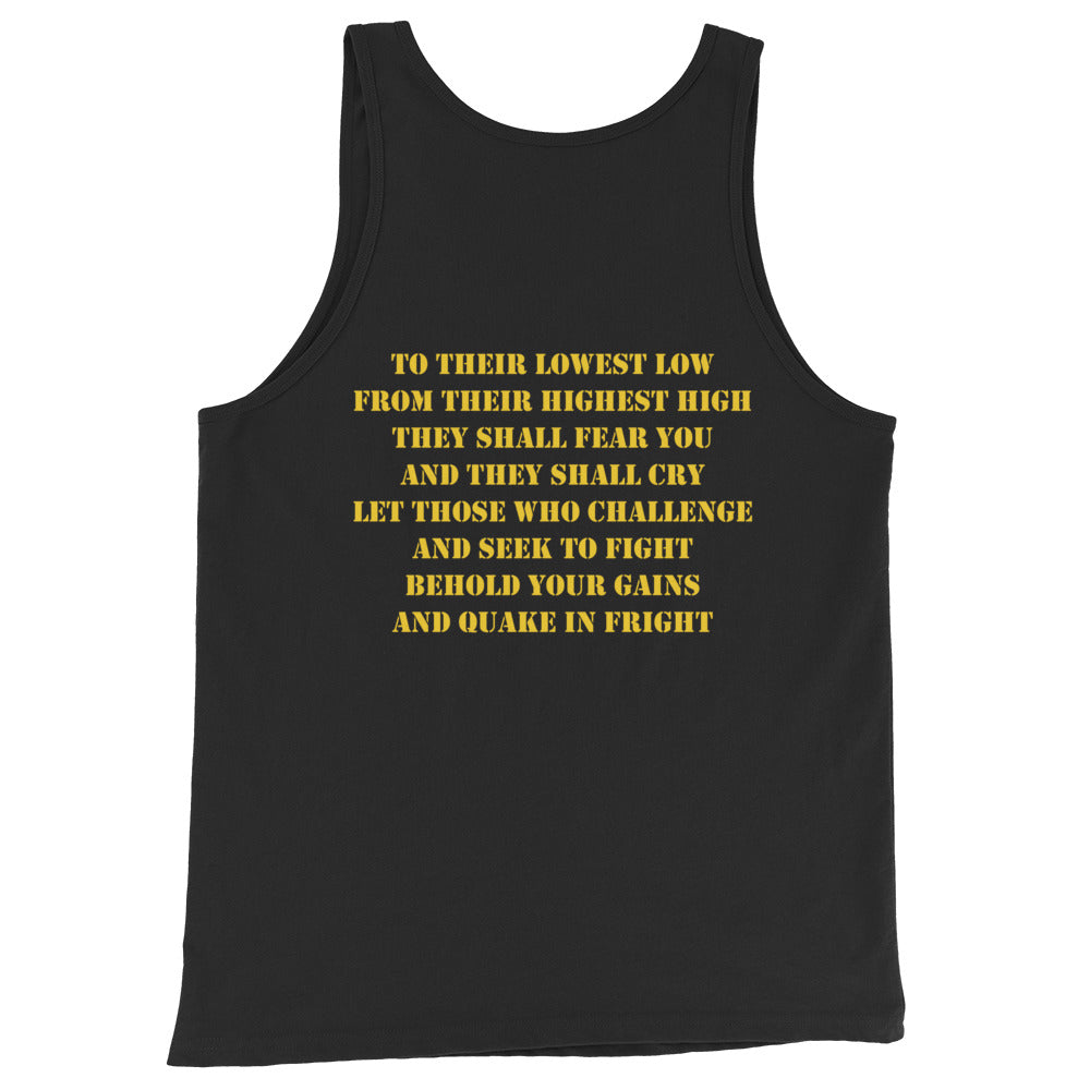 Yellow Kettlebell Tank Top for Men