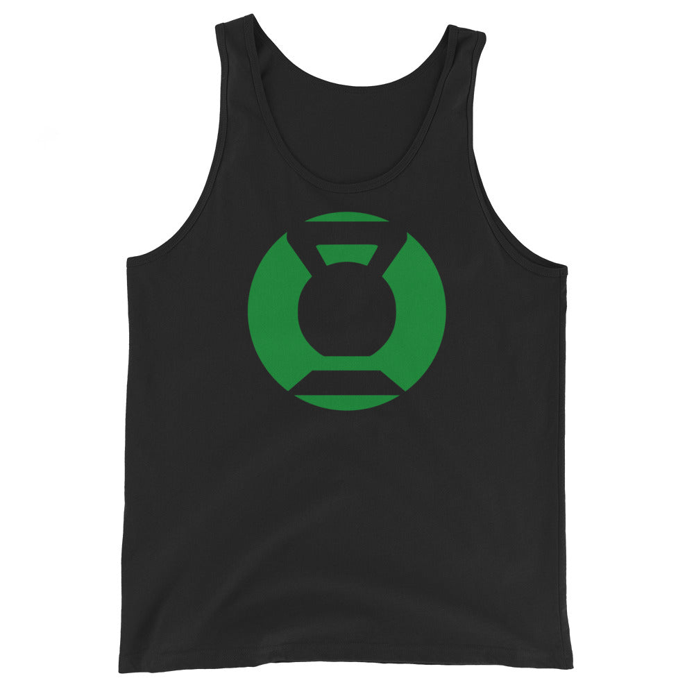 Green Kettlebell Tank Top for Men