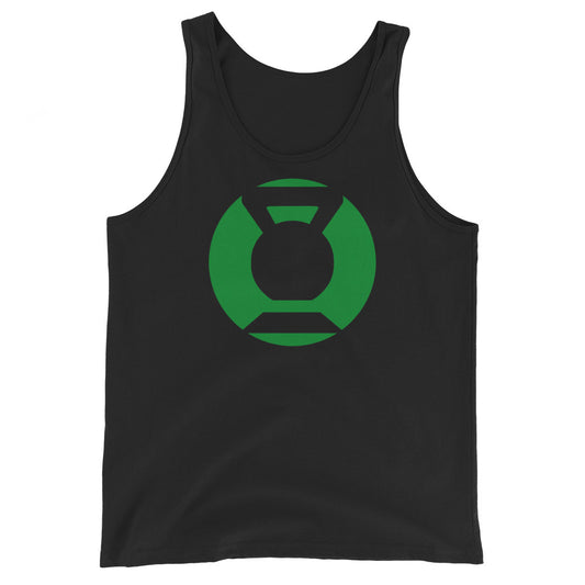 Green Kettlebell Tank Top for Men