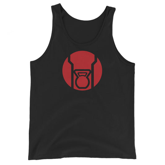 Red Kettlebell Tank Top for Men