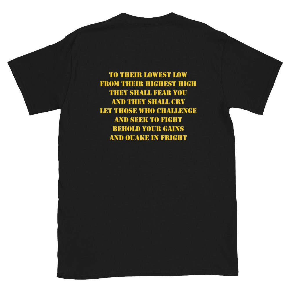 Yellow Kettlebell T-Shirt for Men