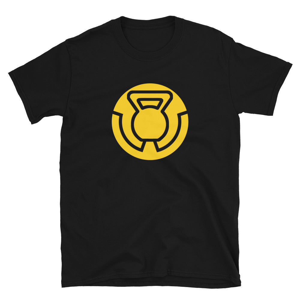 Yellow Kettlebell T-Shirt for Men