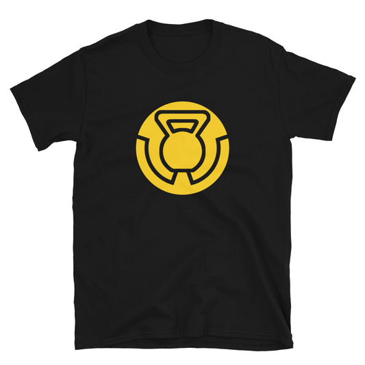 Yellow Kettlebell T-Shirt for Men