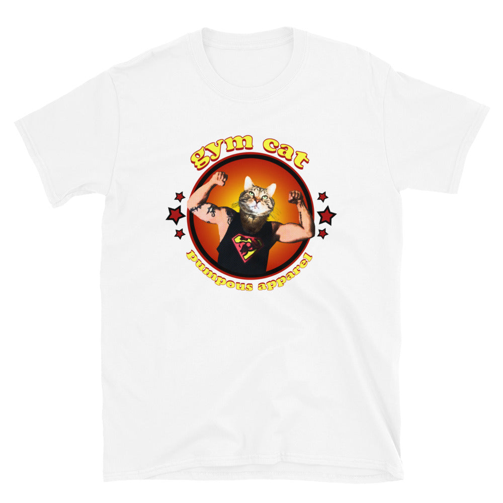Gym Cat Short-Sleeve T-Shirt for Men