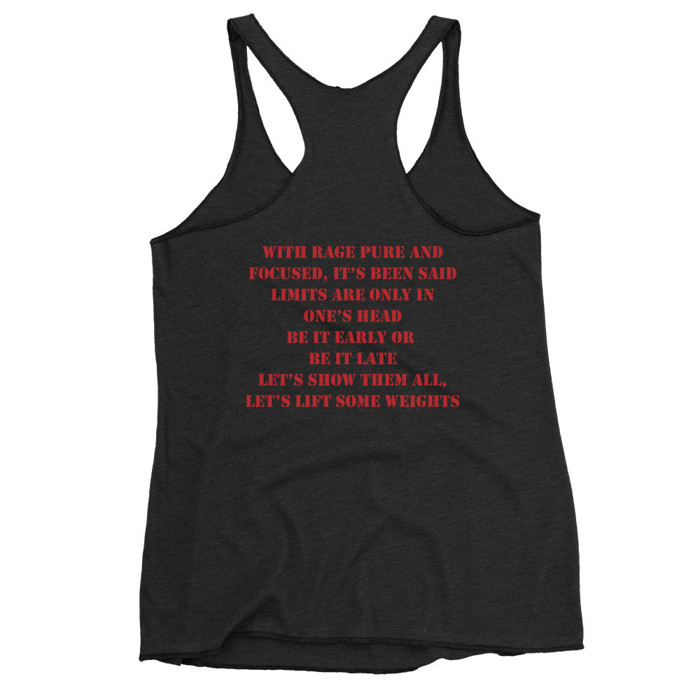 Red Kettlebell Tank Top for Women