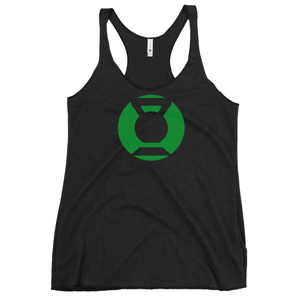 Green Kettlebell Tank for Women