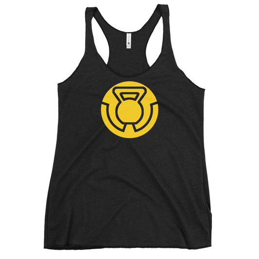 Yellow Kettlebell Tank Top for Women