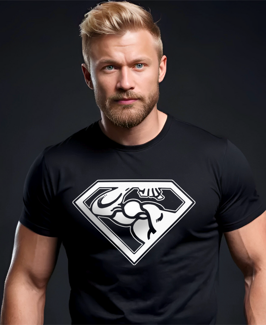 T-shirt à manches courtes "Guns of Steel : Le Retour de Superpump" 