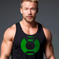 Green Kettlebell Tank Top for Men