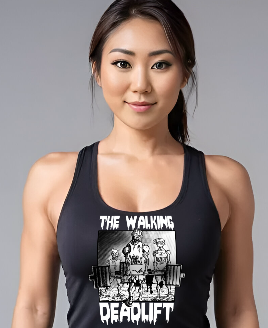 Tank top racerback "The Walking Deadlift" pour dames