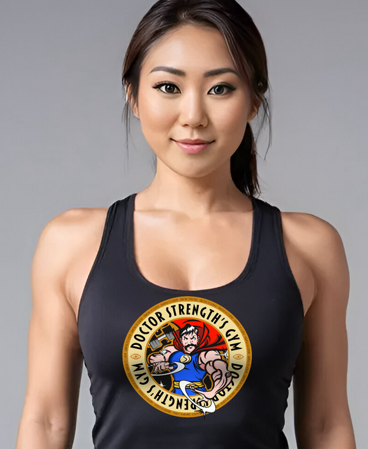 Tank top racerback "Doctor Strength" pour dames