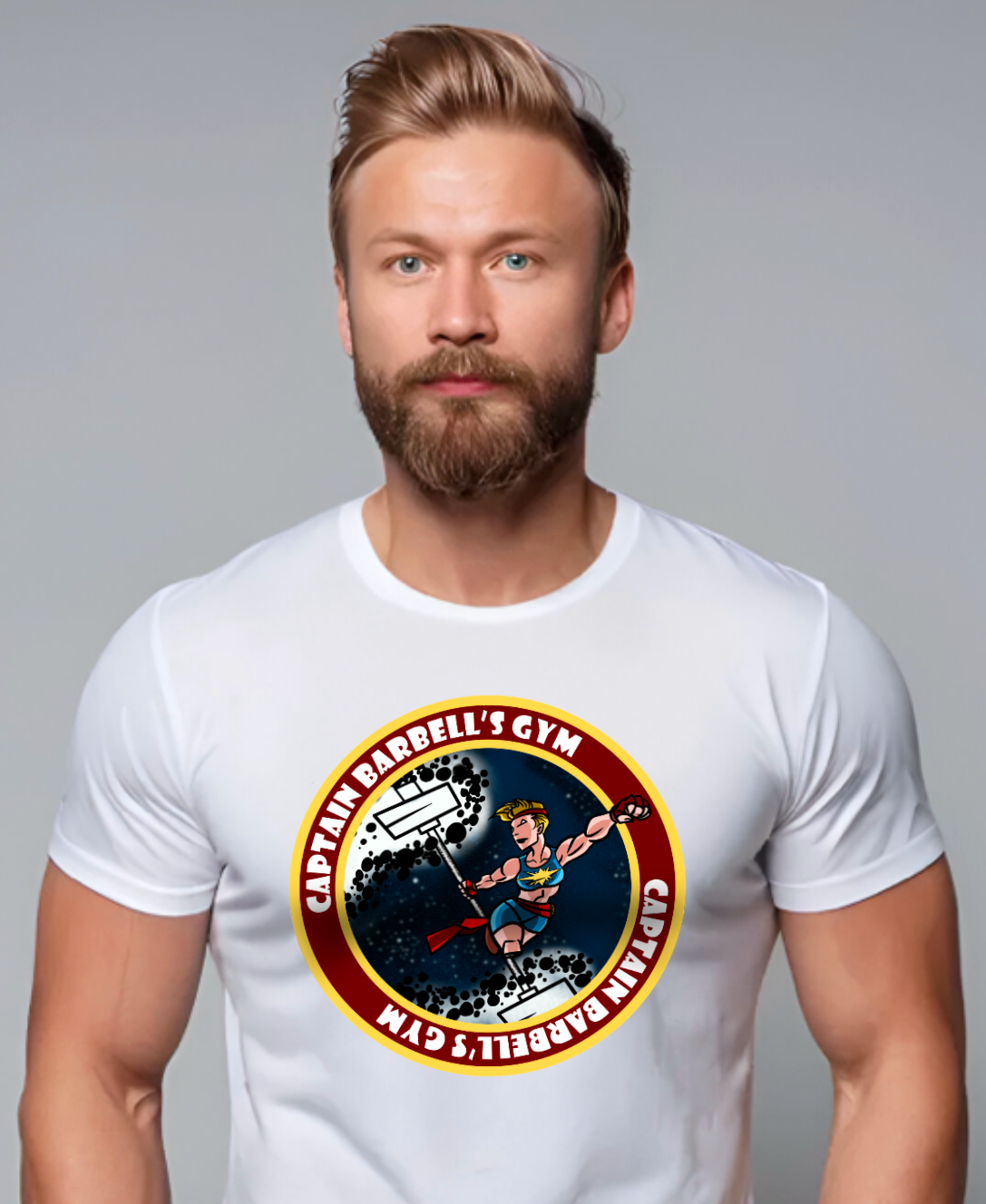 T-shirt à manches courtes "Captain Barbell"