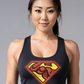 Tank top racerback "Guns of Steel: The Pump of Tomorrow" pour dames