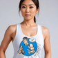 Tank top racerback "Mr. Spot" pour dames