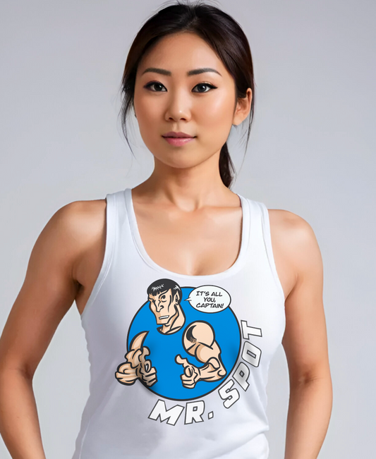 Tank top racerback "Mr. Spot" pour dames