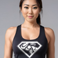 Tank top racerback "Guns of Steel: The Return of Superpump" pour dames