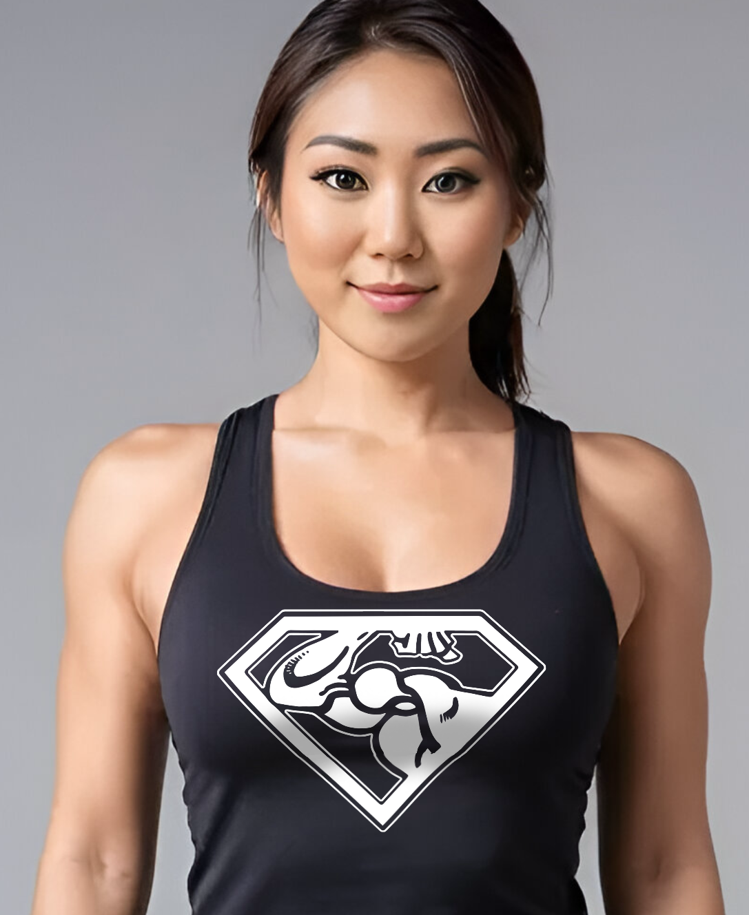 Tank top racerback "Guns of Steel: The Return of Superpump" pour dames