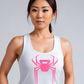 Spider-Pump (Gwen) on White Tank Top for Women