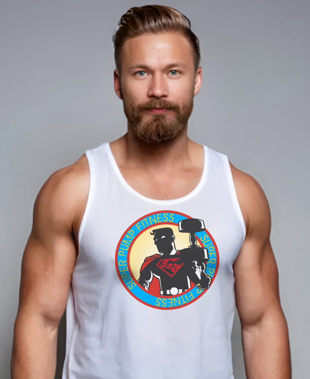 Tank top "Super Pump Fitness"