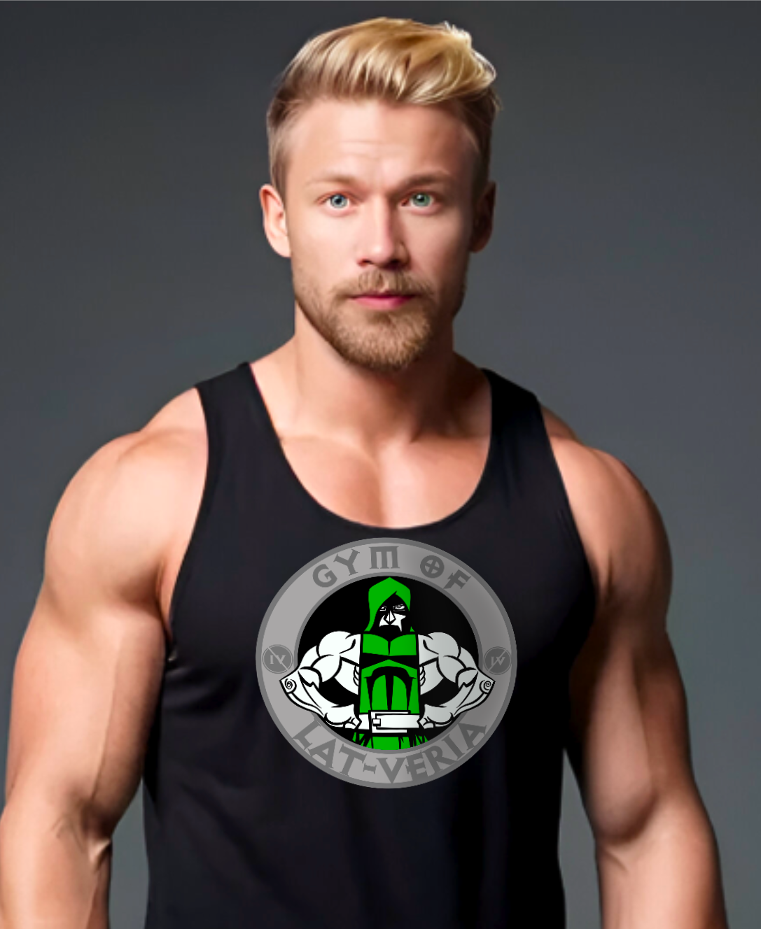 Gym of Lat-veria Tank Top for Men