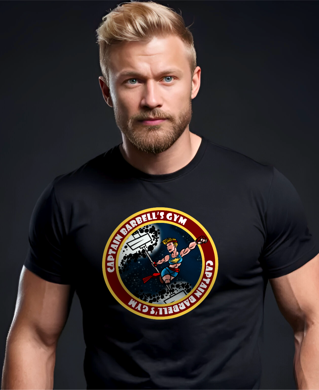 T-shirt à manches courtes "Captain Barbell"