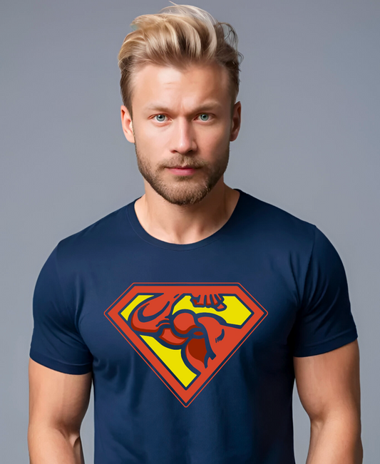 Guns of Steel on Navy T-shirt for Men