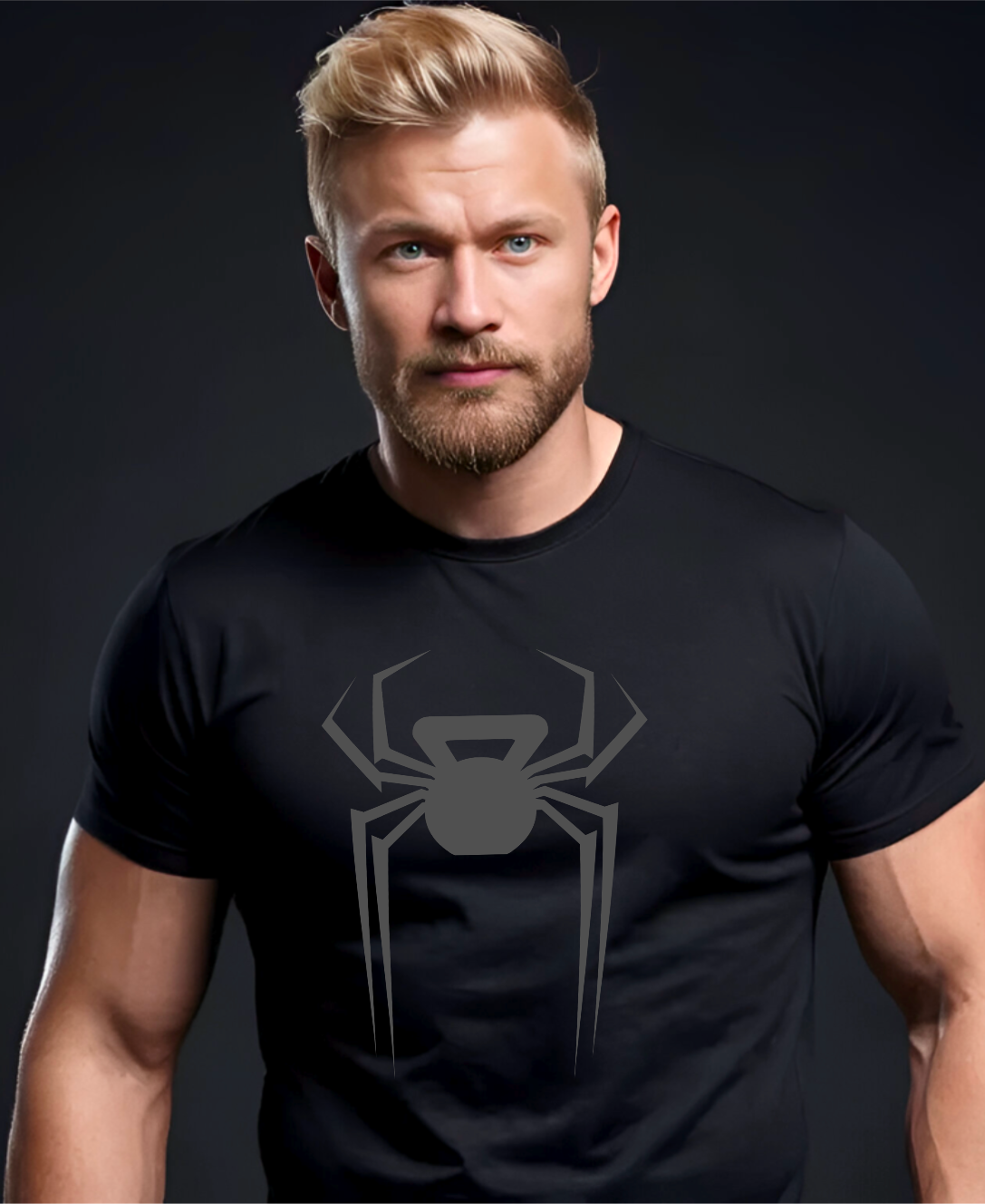 Spider-Pump Noir T-Shirt for Men