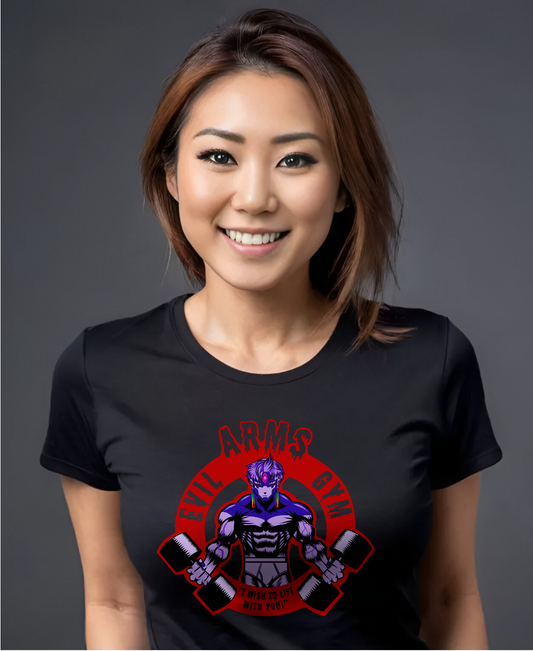 Evil Arms Gym: The Curse Is Swole—Women's T-shirt