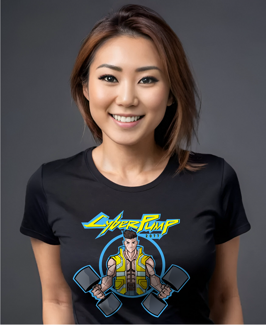 Cyberpump 2077 Short Sleeve T-Shirt For Women