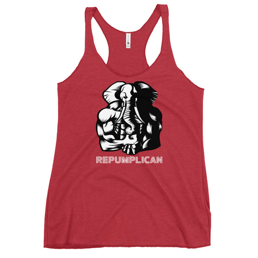 RePUMPlican Women's Racerback Tank