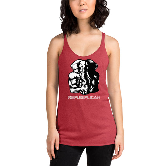 RePUMPlican Women's Racerback Tank